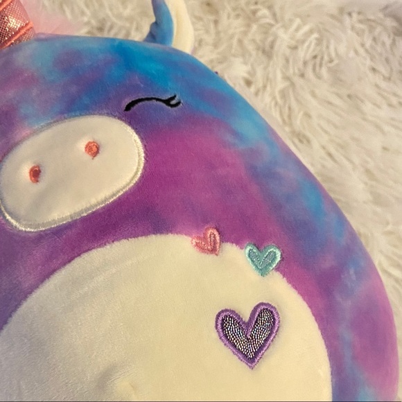 Kellytoy | Toys | Squishmallow Aurora Tie Dye Unicorn Purple Pink ...